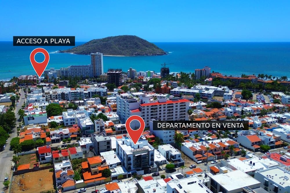 Departamento de 2 recámaras en Sábalo Country