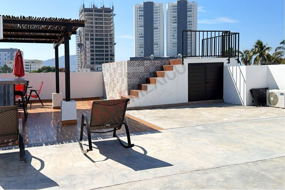 Departamento moderno con alberca y roof garden