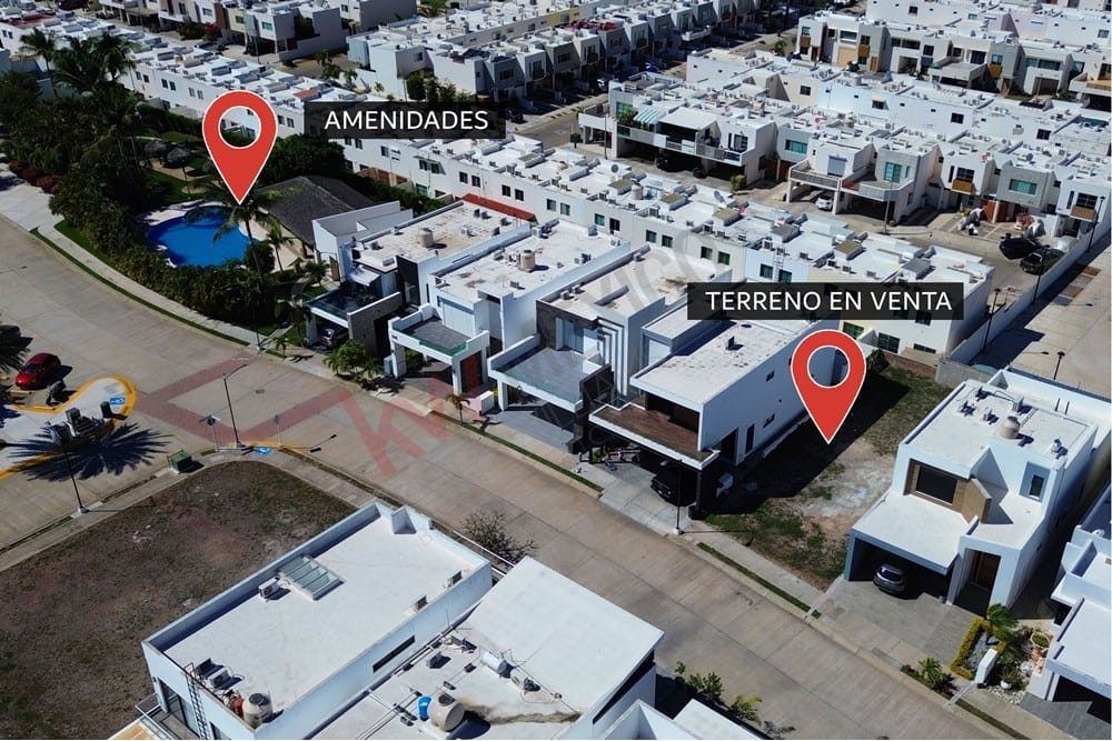 Terreno en privada con alberca, tenis y seguridad 24/7